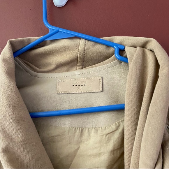 Blank NYC Tan Private Practice Jacket Medium - Picture 6 of 14